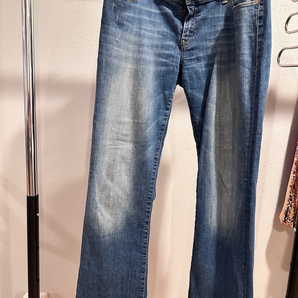 Mavi Blue Denim Jeans with Classic Stitching